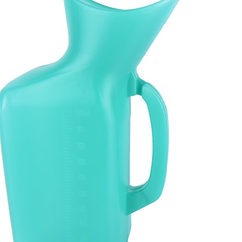 Female Urinal, Urinal for Women Allows to Pee Standing Up, Female Urination Device, Female Portable Pee Bottles 1000ML for Hospital Camping Car Travel (Green)