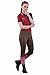TuffRider Women's Ventilated Schooling Tights, Chocolate/Chocolate, Small