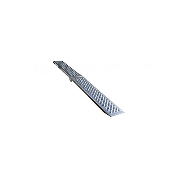 Laderampe Auffahrrampe Auffahrschiene 200KG Motorrad Rampe aufklappbar 200cm – Bild 3
