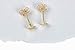 Tiny Round Dot Disc Stud Earrings in 925 Sterling Silver, Gold Vermeil, or Rose Gold Vermeil | Dainty Minimalist Earrings for Women (Gold Vermeil, 4mm)