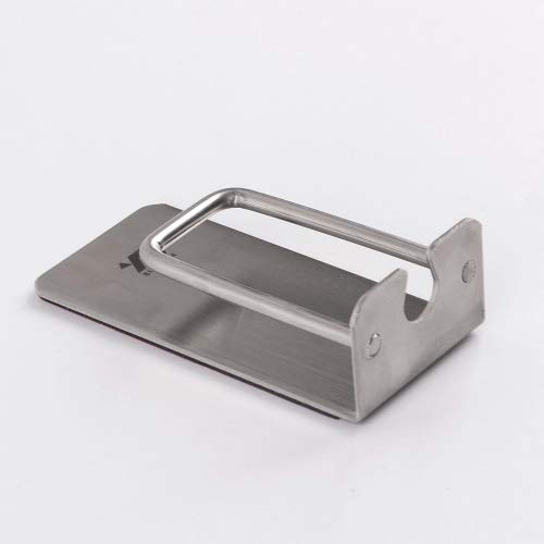 Sosanping Wall Mounted Toothbrush Holder with Self Adhesive-Brushed Stainless Steel (2-Pack)