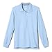 French Toast Boys' Long-Sleeve Pique Polo Shirt Light Blue, M (8),Big Boys