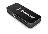 Transcend USB 3.0 SDHC / SDXC / microSDHC / SDXC Card Reader, TS-RDF5K (Black) (Certified Refurbished)