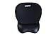 Jaras Comfort Gel Mouse Pad with Wrist Rest, Non-Skid Rubber Base, Water Resistant, Black