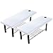 WOOPOWER Massage Table Sheet Set, Fitted Massage Couch Sheet for Beauty Salon Spa, Solid Couch Forepart Hole Elastic All-Round Wrap Massage Bed Cover - 2 Pack