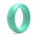Silicone Wedding Ring for Women. Rubber Wedding Band for Every Day Use - Yoga, Training, Sports, Military, Work, Travel and Outdoor - Teak