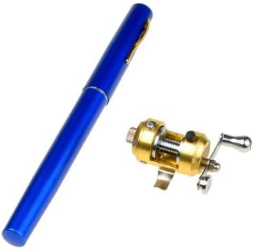 Mini Canne à Pêche Stylo Portable Avec Moulinet - Kit Pêche Poche Avec Accessoires