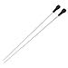 Timiy 1 Pair 15Inch Musical Professional Music Concert Baton with Black ABS Handle for Conductor Musician