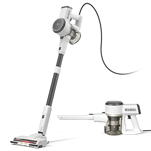 Girnoor Vacuum Cleaner, 600W Powerful 20KPA Suction Corded Stick Vacuum Cleaner with LED Floor