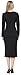 Marycrafts Women's Work Office Business Long Sleeve Pencil Midi Dress