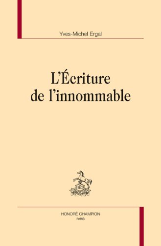 L' écriture de l'innommable