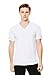 Canvas for Men's Delancey V-Neck T-Shirt, WHITE, Large