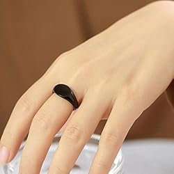 Stainless Steel Classical Simple Plain Oval Shape