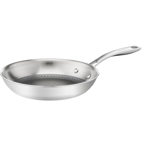 Tefal Eternal Mesh Bratpfanne 28 cm, sichere und kratzfeste Mesh-Versiegelung, geeignet für alle Herdarten, dreischichtige Pfanne, induktionsgeeignet, E49706