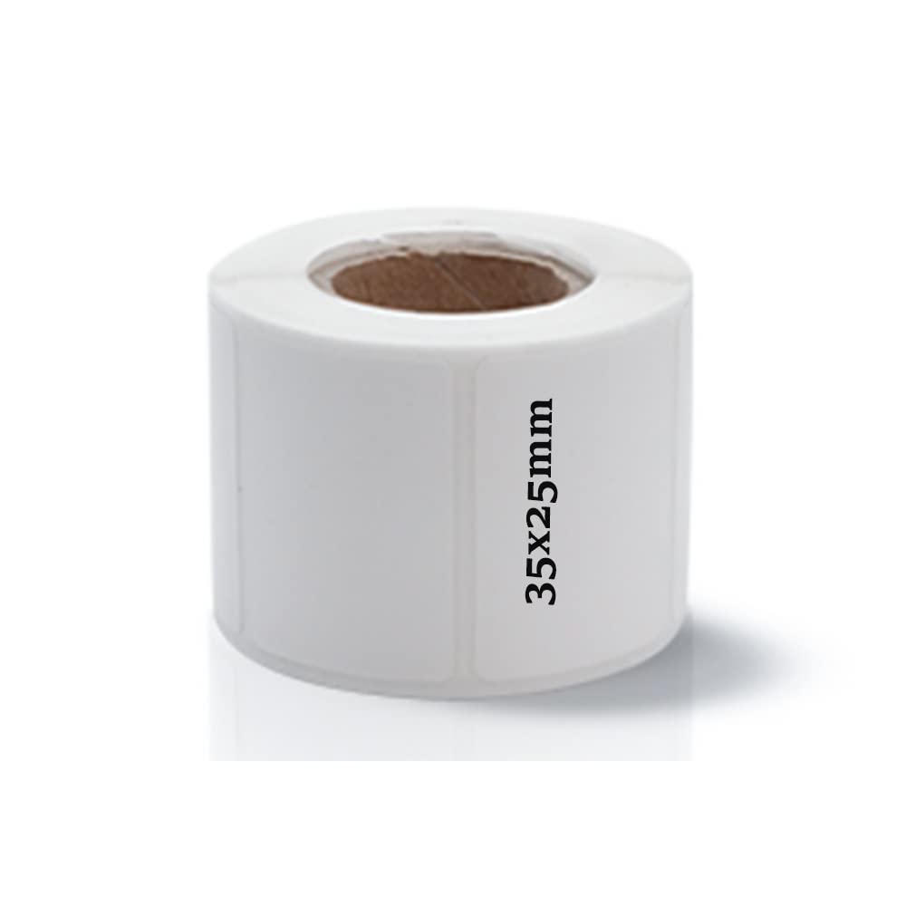 5 Rolls/lot Thermal Printing Paper for Thermal Printer Barcode Sticker/Label/Adhensive Thermal Type (Multi-Purpose Label 5 Rolls(35x25mm))