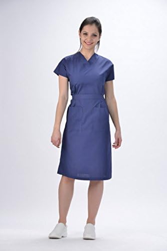 Avida Women's Classic Scrub Dress 3XL Navy