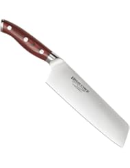 7 Inch Nakiri Knife Crimson Series by Ergo Chef