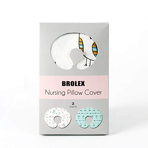 1 Stretchy+Nursing+Pillow+Covers+BROLEX+Nursing+Slipcovers+Breastfeeding+Breathable