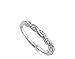 Infinity Braid Clear CZ Promise Ring New .925 Sterling Silver Band Size 10 (RNG14326-10)