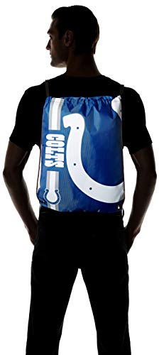 FOCO Indianapolis Colts NFL Big Logo Drawstring Backpack
