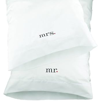 And Mrs Wedding Gift Wedding Craft Pillowcase Set 72 74129