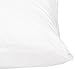 Amazon Basics Standard Pillowcase with Zipper, 100% Cotton Hypoallergenic, Pillow Protector, White (27 x 21 Inches), Pillows Not Included