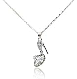 Eyekepper Swarovski Austrian crystals Cinderella Slipper Necklace
