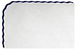 Lapaco 208-005 Seville Rose Embossed White Tray Cover - 1000 / CS
