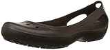 crocs Women's Kadee Ballet Flat,Espresso/Espresso,8 M US