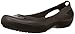 crocs Women's Kadee Ballet Flat,Espresso/Espresso,8 M US