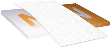 Classic Linen Avon Brilliant White 80# Text 23"x35" 100 sheets/pack Limited Papers TM Brand