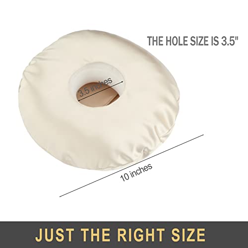 Removable Ear Piercing Pillows with Hole for Side Sleeper Ear Pain