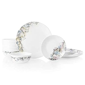 Corelle 18-delige servies set service voor 6, chipbestendig, glas, lumos