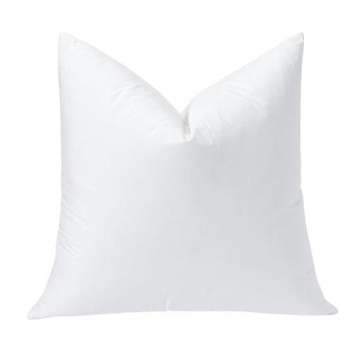 Dreamliner Algo 50x50cm Cushion Filler/Pillow Insert, Down Alternative Filling, Pure Natural Cotton Fabric, Breathable & Soft Comfort, Perfect Back Support, Washable and Easy Care