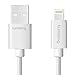 Lumsing Lightning to USB Cable Apple Certified Sync and Charging Cord(9.9 Feet/3M) with Ultra Compact Connector Head for iPhone, iPod and iPad(White)