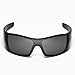 Walleva Black Polarized Replacement Lenses for Oakley Batwolf (OO9101 Series) Sunglasses