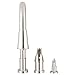 Grandview Pull Down Kitchen Faucet Gooseneck Style by Pacific Bay (Brushed Satin Nickel) – This Beautiful Upgrade Features a Side Single Lever Controls, and a Soap Dispenser
