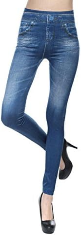 Sarah Go Women's High Waist Jeans Stretch Skinny Jeggings Pencil Pants (XX-Large, Blue)