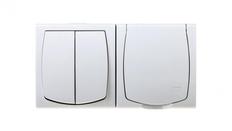 MADERA Air Connector Candle Holder + Airtight Tin Individual Z/U with Hinged Lid White ZH-NBL2G/00/in Slot 5907577450632