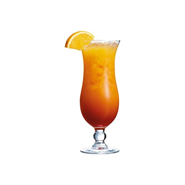 Arcoroc ARC 54584 Hurricane Cocktailglas, Cocktailschale, 440ml, Glas, transparent, 6 Stück