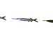 EatMyTackle Ballyhoo Teaser Strips - 5 Reflective Bait Fish Teasers (5 Pack)