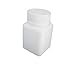 12PCS 60ml 2oz Empty Portable Plastic Solid Powder Medicine Bottles Pill Tablet Holder Storage Container Case Box（White）