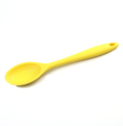Chef Craft 13230 Premium Silicone Basting Spoon, 11", Yellow