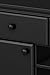 South Shore 2-Door Storage Sideboard with Drawers, Pure Black