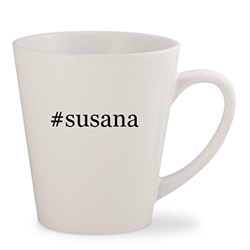 #susana - White Hashtag 12oz Ceramic Latte Mug Cup