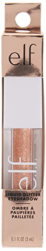 E.L.F. LIQUID GLITTER EYESHADOW, LONG LASTING, QUICK-DRYING, OPAQUE, GEL-BASED EYESHADOW FOR CREATING HIGH-IMPACT, MULTI-DIMENSIONAL EYE LOOKS, FLIRTY BIRDY, 0.10 FL OZ