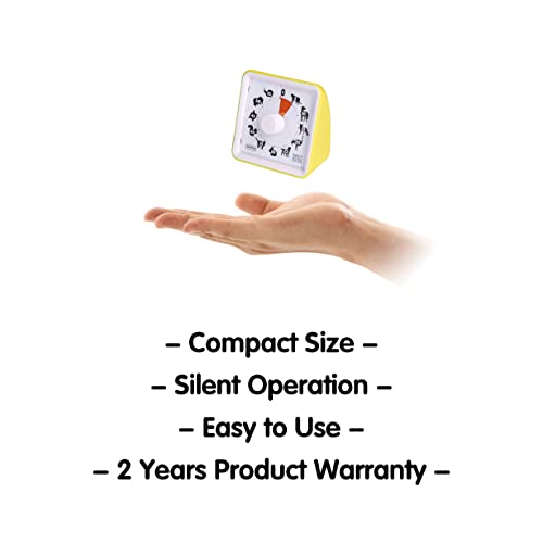 Countdown Timer 3 inch; 60 Minute 1 Hour Visual Timer Classroom