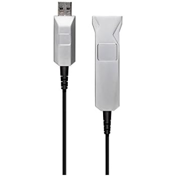 Monoprice Fiber Optic SlimRun USB 3.0 Type-A Extension Optical Cable, 20m