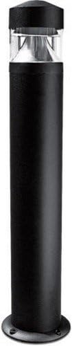 Dabmar Lighting D850-B Powder Coated Cast Aluminum Bollard, Black