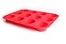 SiliPro Silicone Muffin Pan, 12 Cups